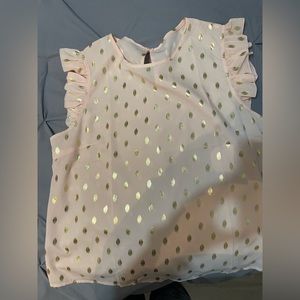 Pink and Gold Top
